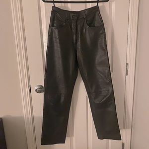 Genuine Leather Pants